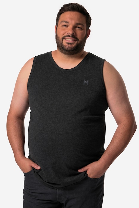 Men+ Tanktop, Basic, 2er-Pack, Rundhals, bis 8 XL