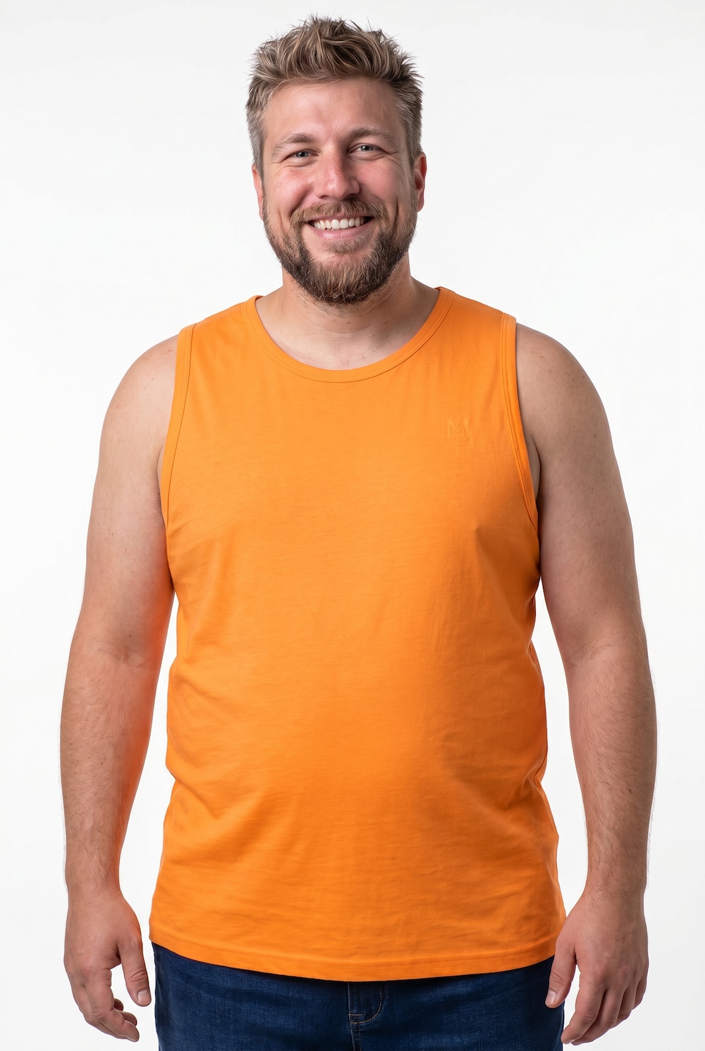 Tanktop, Basic, 2er-Pack, Rundhals, bis 8 XL