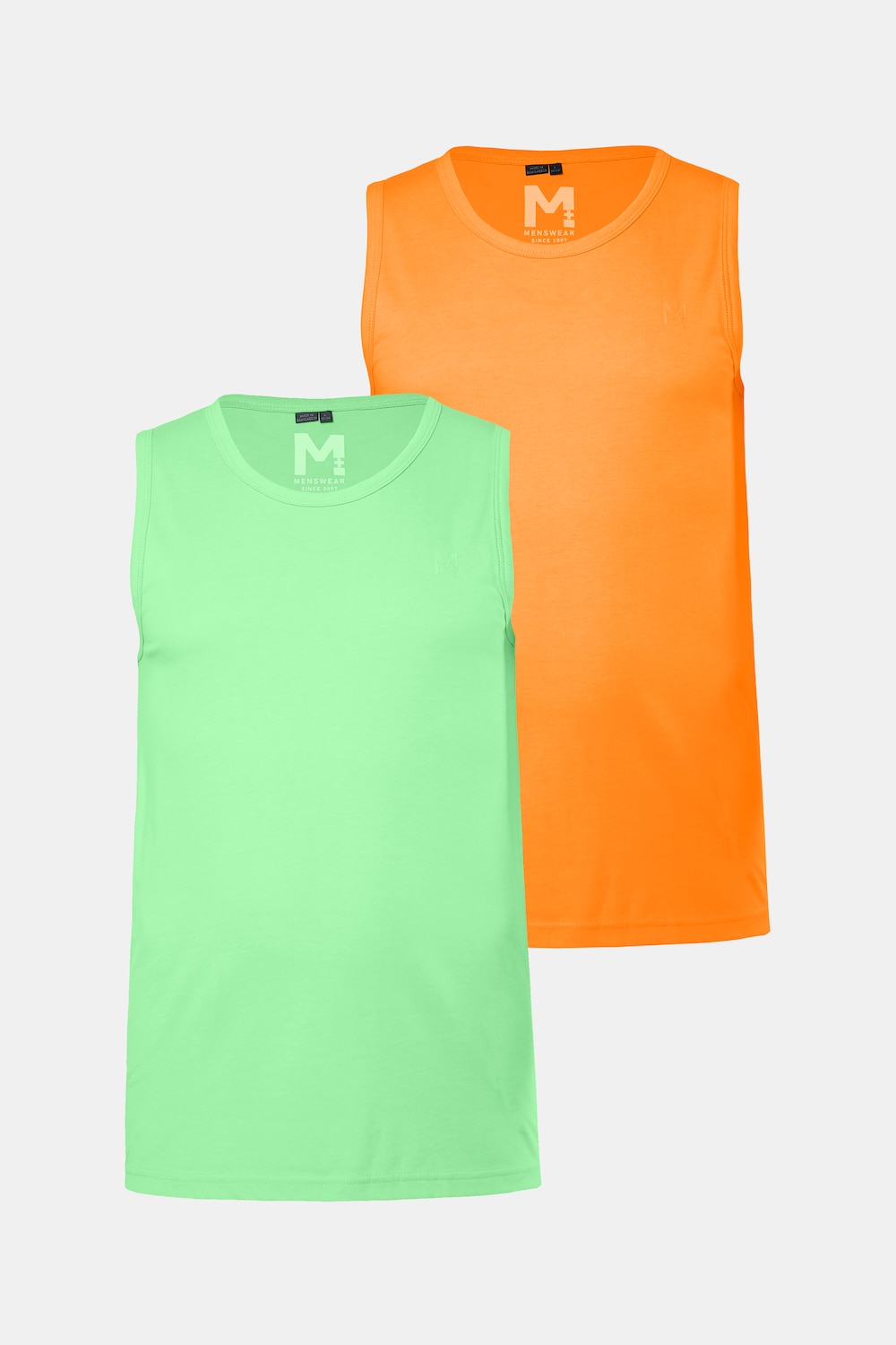 tanktop, basic, set van 2, ronde hals, tot 8XL