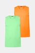 Tanktop, Basic, 2er-Pack, Rundhals, bis 8 XL