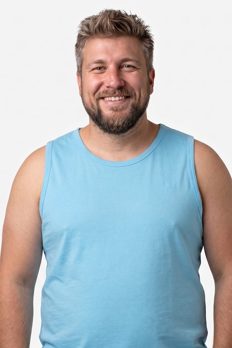 Tanktop, Basic, 2er-Pack, Rundhals, bis 8 XL