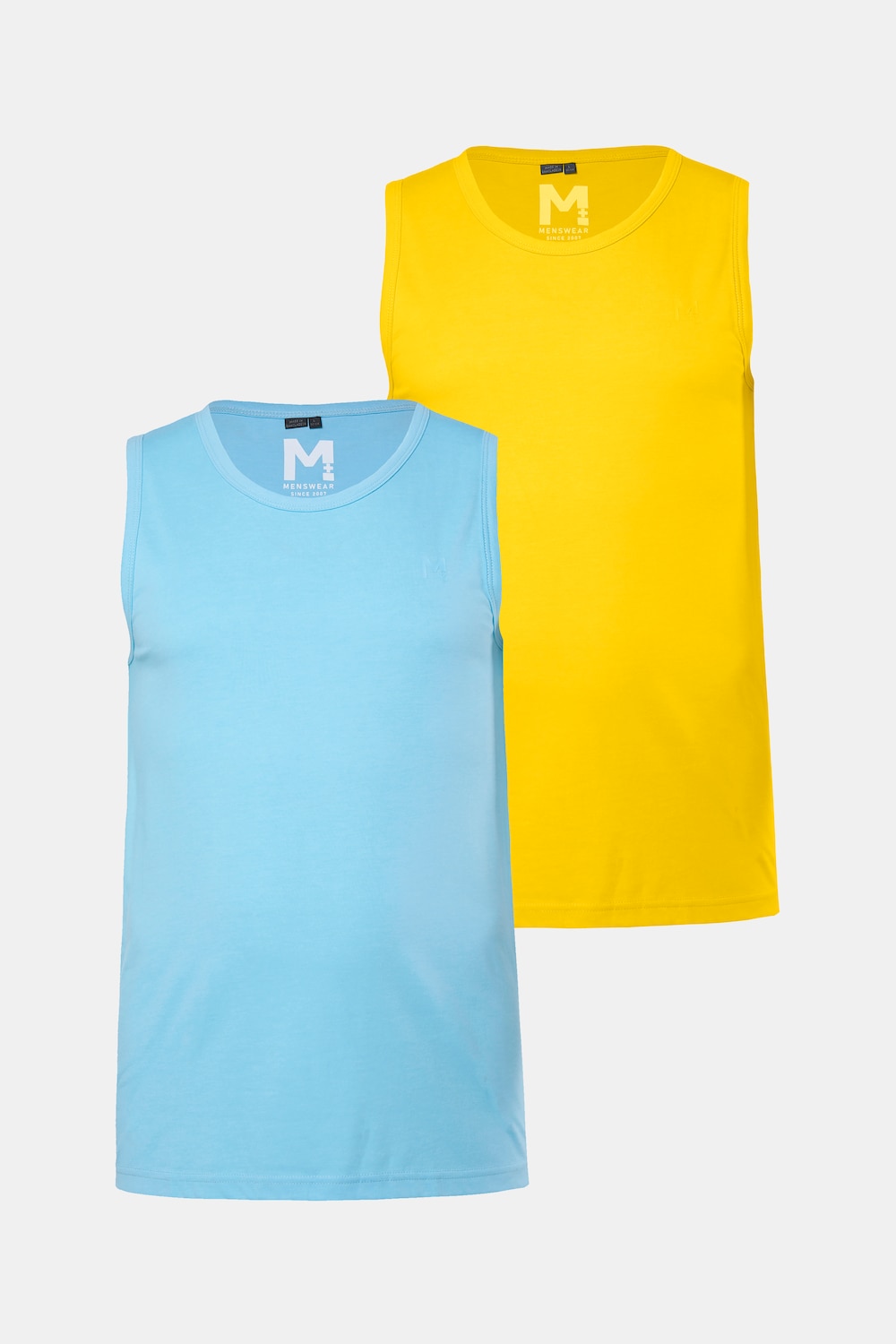 tanktop, basic, set van 2, ronde hals, tot 8XL
