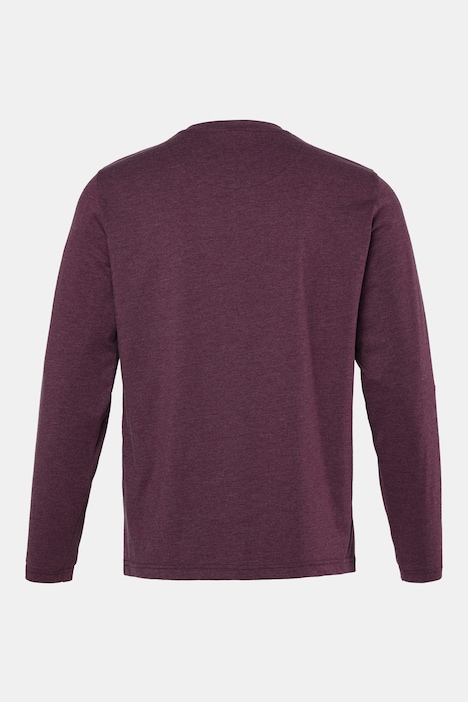 Langarmshirt, Basic, Rundhals, bis 8 XL
