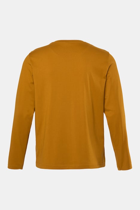 Langarmshirt, Basic, Rundhals, bis 8 XL