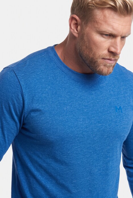 Langarmshirt, Basic, Rundhals, bis 8 XL