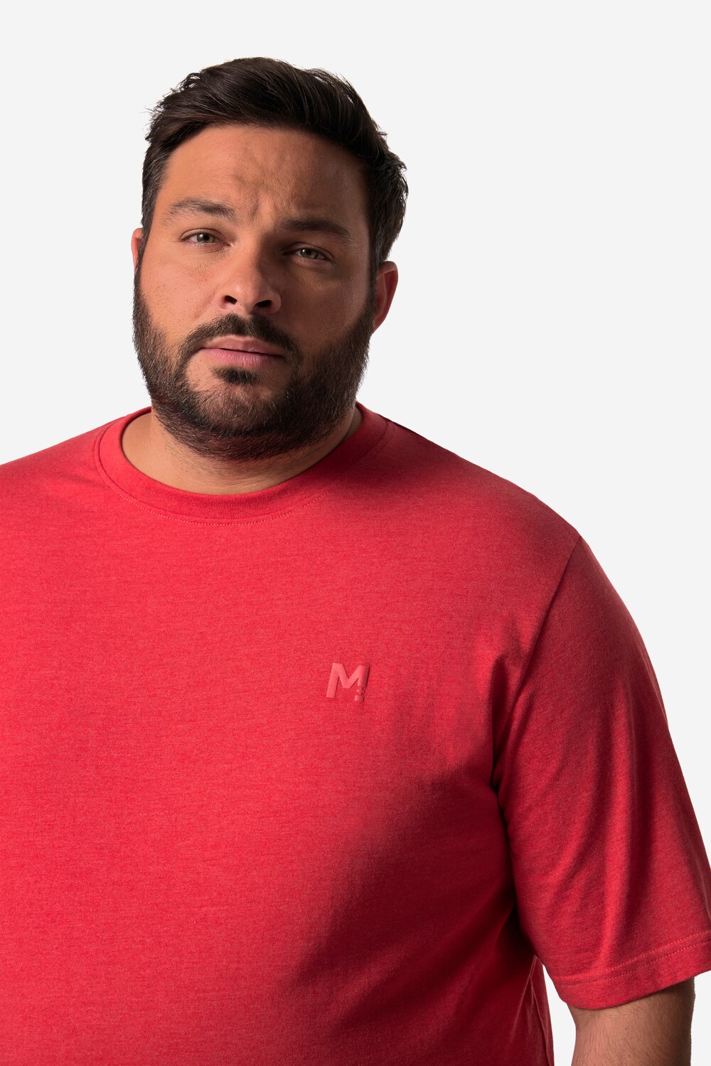 Stora storlekar T-shirt, Her, röd, storlek: 8XL, Bomull/Viskos, Men Plus
