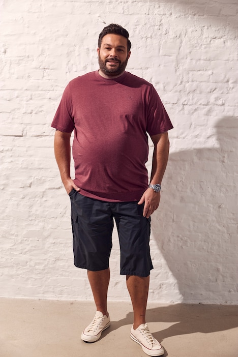 T-Shirt, Bauchfit, Basic, Halbarm, bis 10 XL