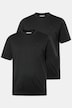 Men+ T-shirts, pakke med 2, mavevenlig pasform, Basic, korte ærmer, op til 8XL