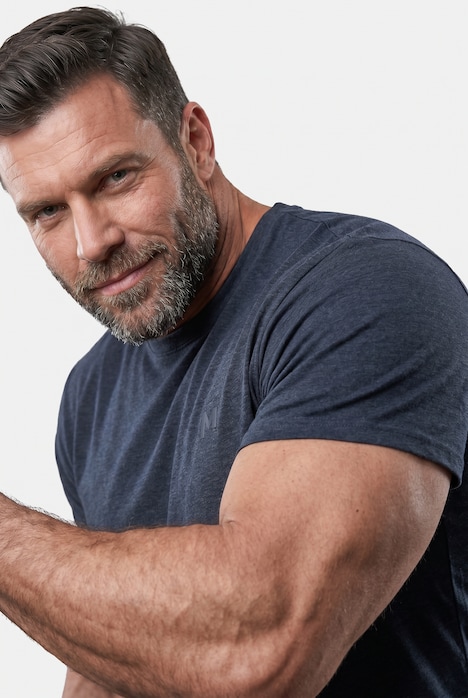 T-Shirts, 2er-Pack, Bauchfit, Basic, Halbarm, bis 10 XL