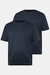 Men+ T-skjorter, 2-pakning, magepassform, basic, halve ermer, opptil 8 XL