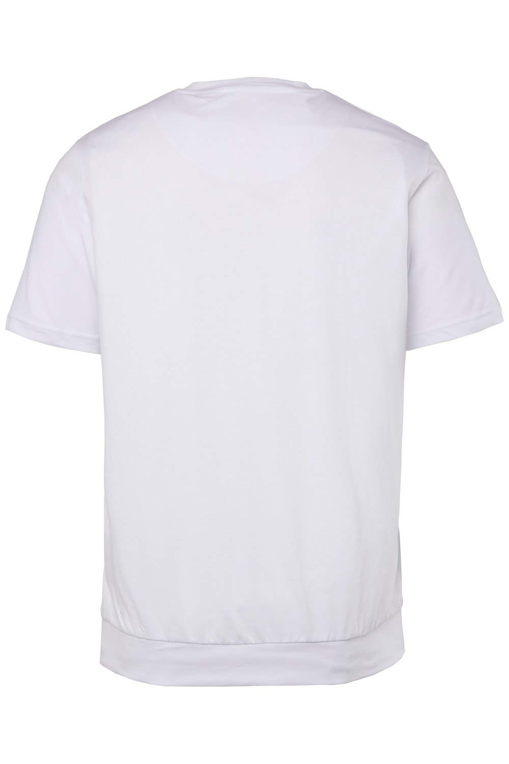 Stora storlekar T-shirt, Her, vit, storlek: 7XL, Bomull/Polyester, Men Plus