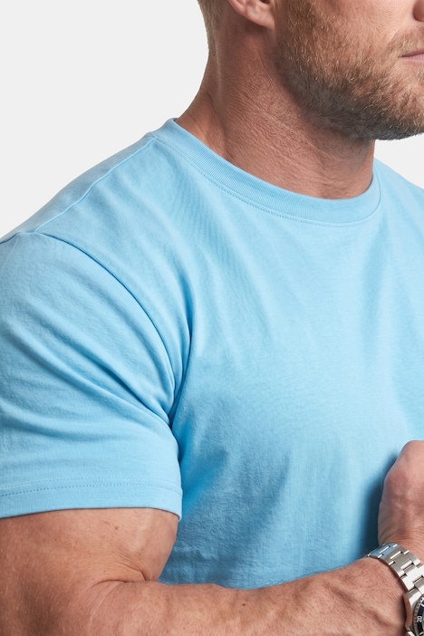 T-Shirts, 2er-Pack, Bauchfit, Basic, Halbarm, bis 10 XL