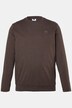 T-shirt Mens+ coupe spéciale, manches longues et col rond, ventre confort, collection Basic - jusqu'au 8 XL