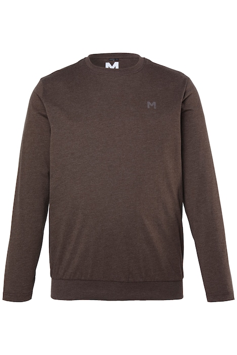 Tričko, dlouhé rukávy, břišní střih, Basic, kulatý výstřih, do 8XL