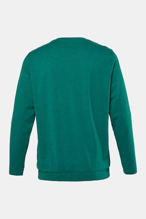 Langarmshirt, Bauchfit, Spezialschnitt, Basic, Rundhals, bis 10 XL
