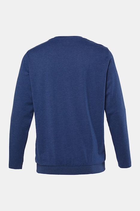 Langarmshirt, Bauchfit, Spezialschnitt, Basic, Rundhals, bis 10 XL