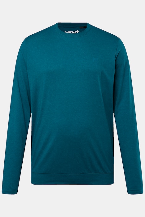 Men+ Langarmshirt, Bauchfit, Spezialschnitt bis 8 XLBasic, Rundhals ...