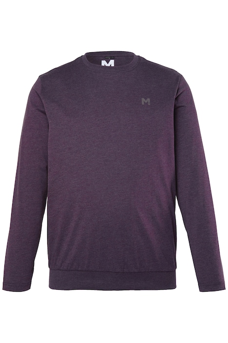 Tričko, dlouhé rukávy, břišní střih, Basic, kulatý výstřih, do 8XL