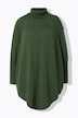 Pullover, Poncho-Style, Zopfmuster, Zipfelsaum