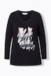 Long-sleeve shirt with shoe pattern