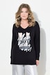 Long-sleeve shirt with shoe pattern