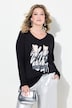Long-sleeve shirt with shoe pattern