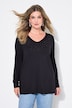 Classic fit long-sleeve with  shirtglittering rhinestones