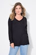 Classic fit long-sleeve with  shirtglittering rhinestones
