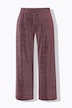 Broek, wijde pijpen, glittereffect, elastische tailleband