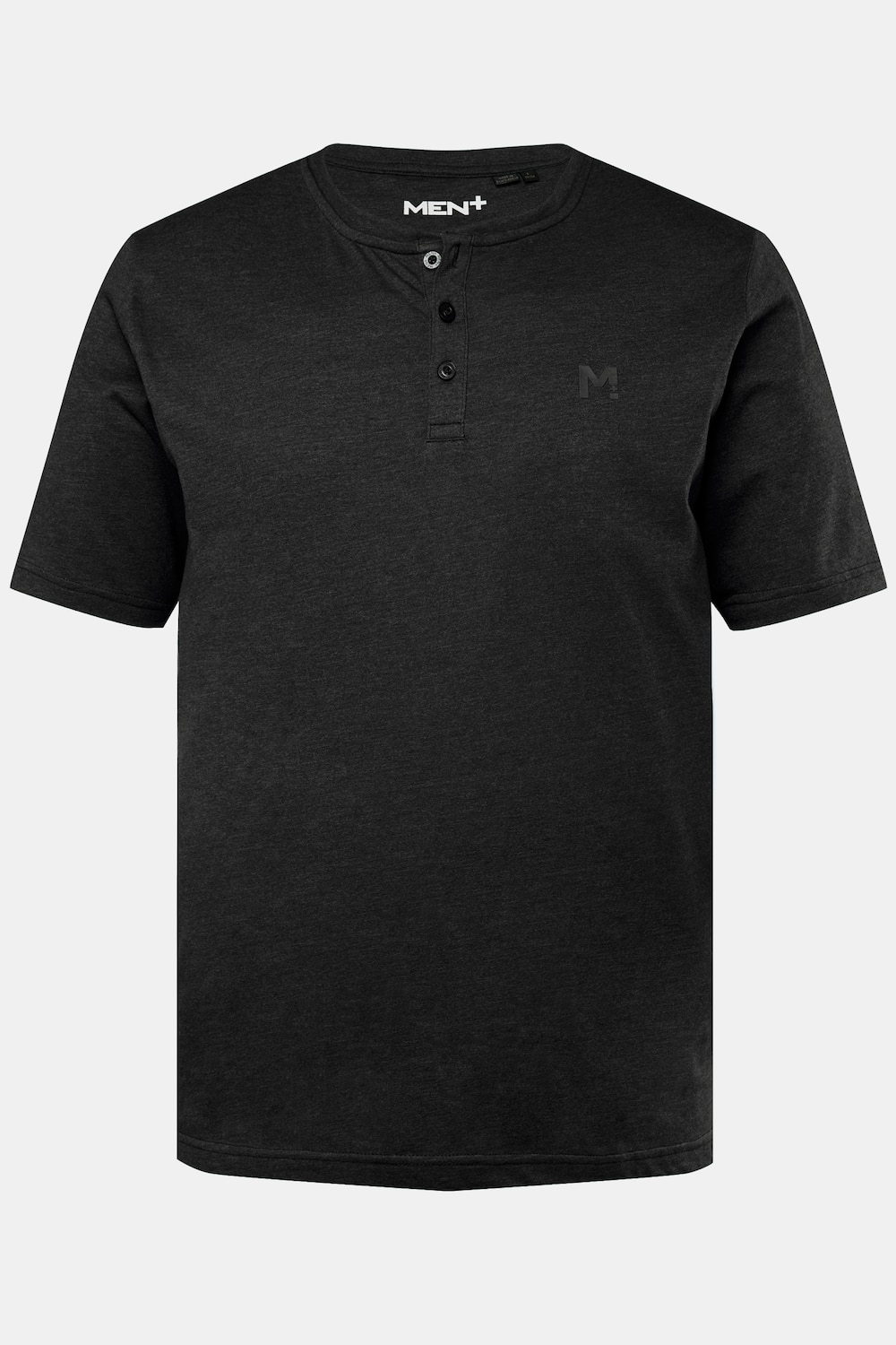 Henley-skjorte, Basic, korte ærmer, rund hals, op til str. 8XL