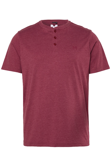 Henley, Basic, krátké rukávy, kulatý výstřih, do 8XL