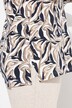 Shirt, bladeren, classic, hartvormige hals, 3/4-mouwen