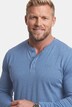 Henley, Basic, Langarm, Rundhals, bis 8 XL