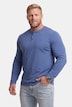 Henley, Basic, Langarm, Rundhals, bis 8 XL