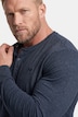 Henley, Basic, Langarm, Rundhals, bis 8 XL