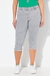 Capri-jeans Sienna, gerafelde zoom, comfortabele tailleband