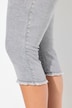 Capri-jeans Sienna, gerafelde zoom, comfortabele tailleband