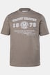 Men+ T-Shirt, Halbarm, Brustprint, bis 8 XL