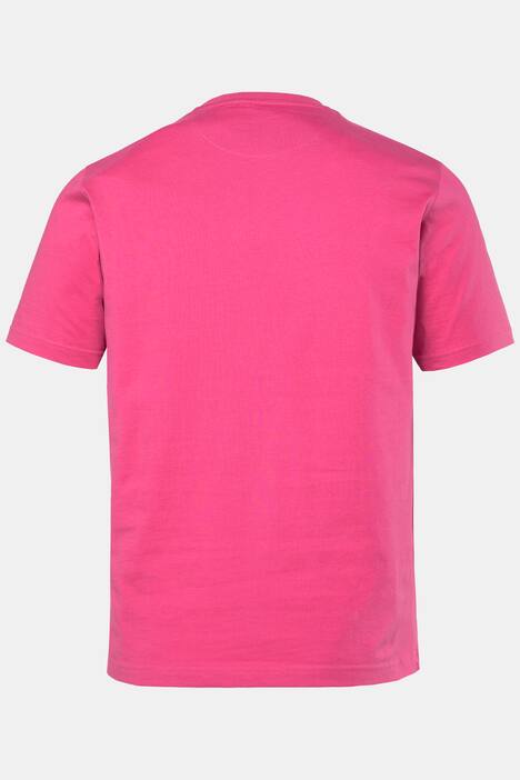 Men+ T-shirt, korte mouw, print op de borst, tot 8XL