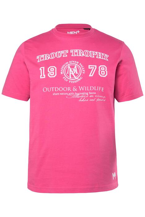 Tričko Men+, krátké rukávy, potisk na hrudi, do 8XL