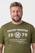T-Shirt, Halbarm, Brustprint, bis 8 XL