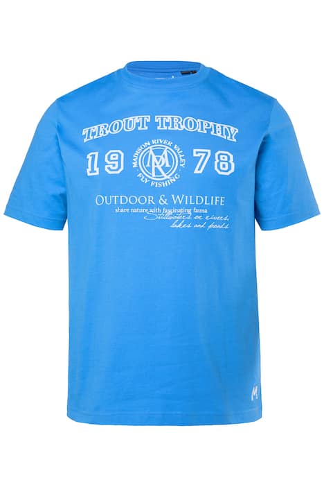 Tričko Men+, krátké rukávy, potisk na hrudi, do 8XL