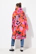 Funksjons-regnkappe, unisex, trykk, hette