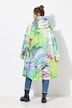 Funktionelt regnslag, unisex, print, hætte