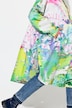 Funktionelt regnslag, unisex, print, hætte