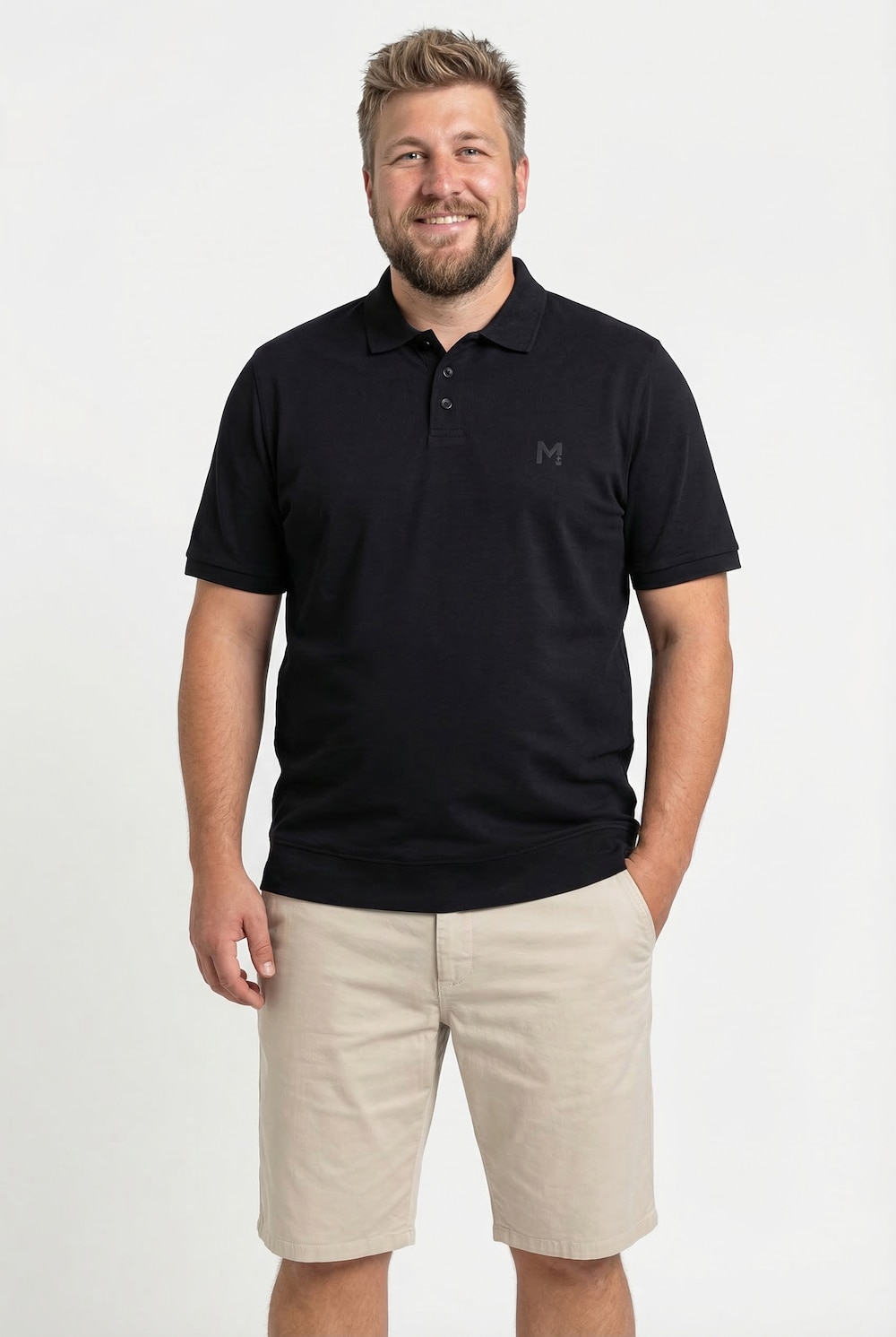 Poloshirt Bauchfit, Halbarm, bis 8 XL
