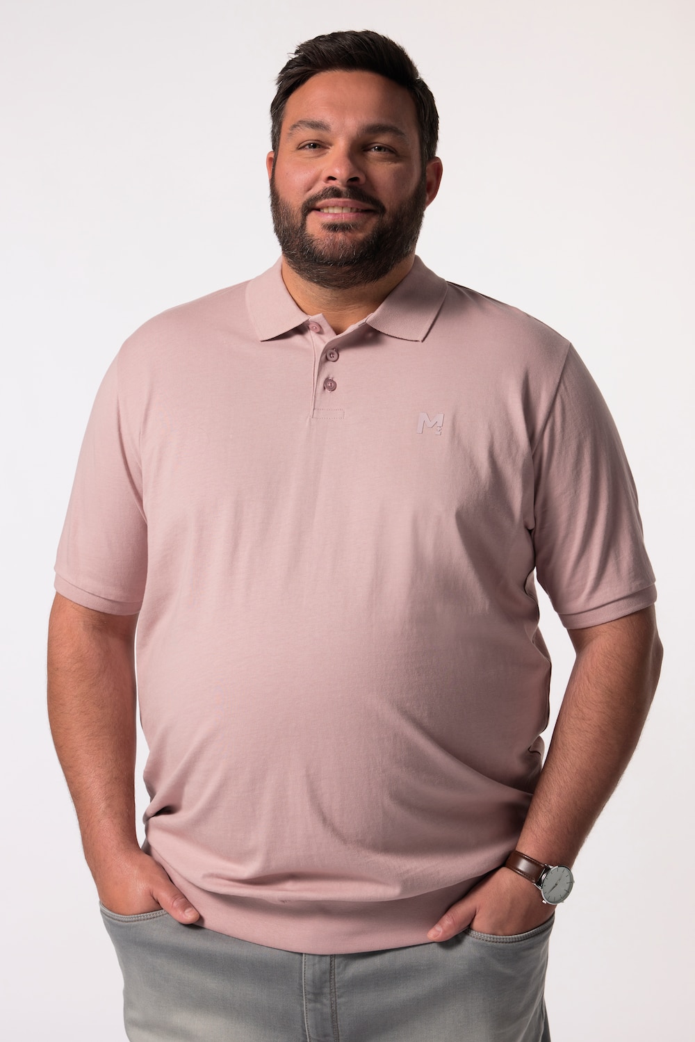 Men+ Poloshirt Bauchfit, Halbarm, bis 8 XL