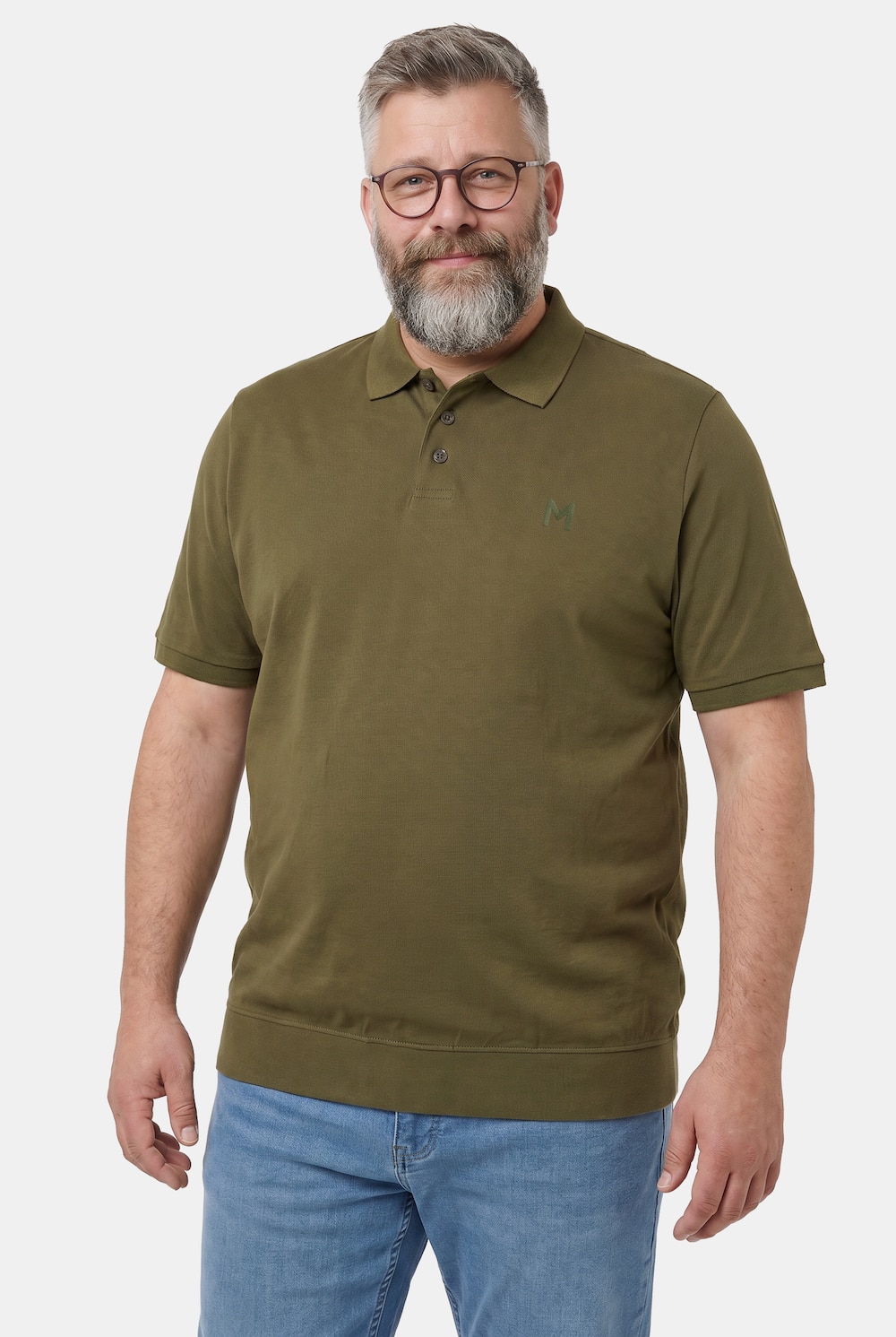 Poloshirt Buikfit, korte mouwen, tot 8 XL