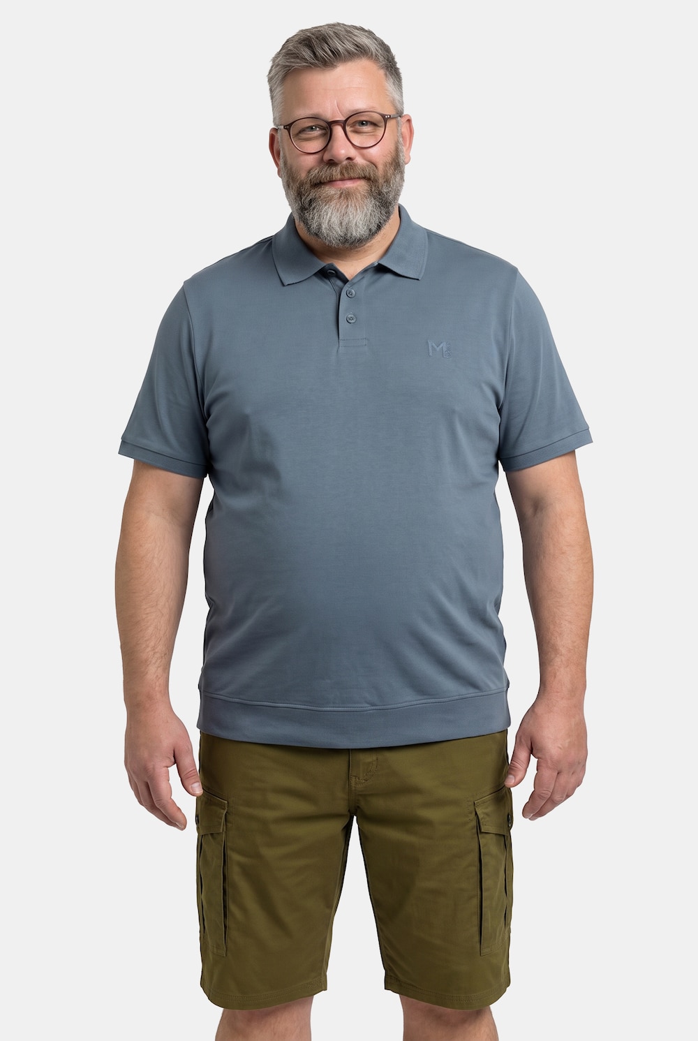Poloshirt Bauchfit, Halbarm, bis 8 XL