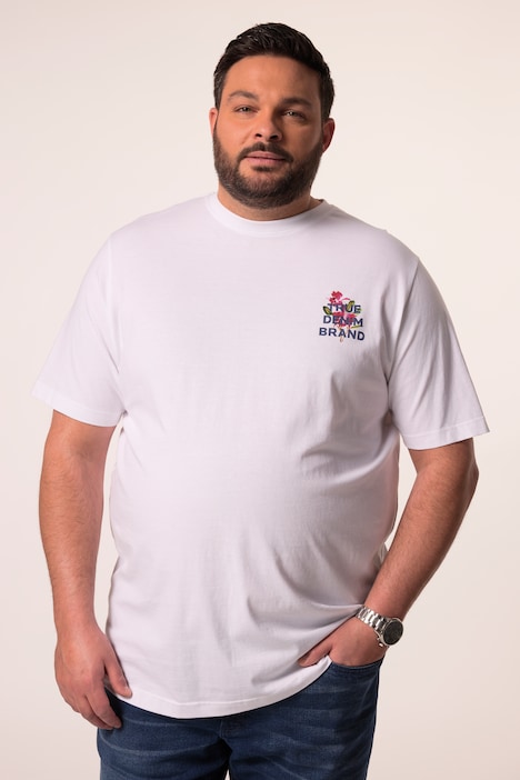 Men+ T-Shirt, Halbarm, Rückenprint, bis 8 XL